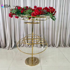 LEDA Vente Flash : Supports de fleurs décoratifs en acrylique transparent élégants pour centres de table de mariage - Product Image 2
