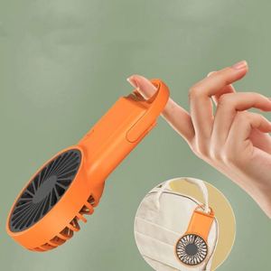 Portable Eco-Friendly Sustainable <b>PC</b> <b>Mini</b> Fan Carabiner USB Rechargeable Silent Foldable Handheld Pocket Home Office Travel - Product Image 1