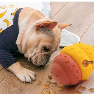 Jouet distributeur de friandises pour chien en silicone interactif en forme de ruche, souple, élastique, de qualité alimentaire, sans BPA - Product Image 3