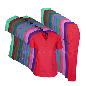 Customized Fashionable Factory <strong>Cheap</strong> Stretchy Fabric Design <strong>Jogger</strong> Nursing Uniforms Medical Scrubs Hospital Uniforms - Product Image 2
