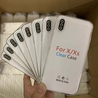 1.5mm d'épaisseur Transparent souple TPU téléphone portable noir étui pour Iphone 6 7 8 X XR XS 11 12 13 14 15 16 17 Pro Max SE4 Air