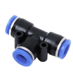 8mm 10mm plastic Size Connector Union Pneumatic Air Tube/Pipe Fittings