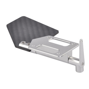 Roue de direction aquatique en fibre de carbone FM26-WD avec support en aluminium usiné pour hydravion RC - Product Image 4