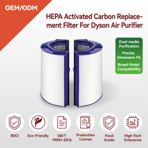 Filtre à charbon actif HEPA adapté aux purificateurs d'air TP06 TP07 TP09 HP06 HP07 HP09 PH01 PH02 - Product Image 1