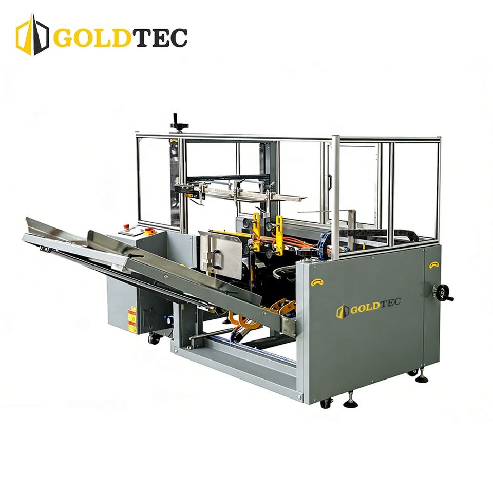 Goldtec Fully Automatic Tape Box Case Carton Erector Case Erecting ...