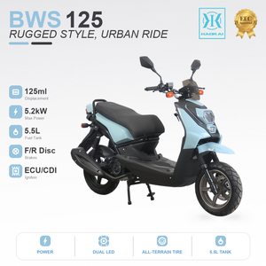 Scooter 125cc BWS <span class=keywords><strong>125</strong></span>, refroidissement par air forcé, puissance 5,2 kW, frein à disque, <span class=keywords><strong>r</strong></span>éservoir 5,5 L, 12V 7AH, style aventure, moto 40-60 km/h - Product Image 1