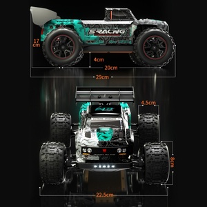 SJY-Q146 2.4G 4WD Coche de Carreras RC Eléctrico de Alta Velocidad 40KM/H con Control Remoto, Antisalpicaduras, Motor 390 con Escobillas - Product Image 2