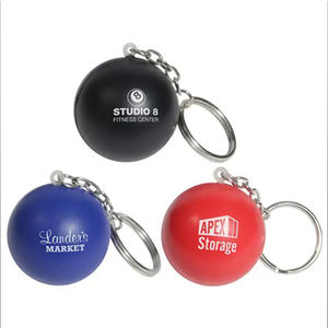 Individueller Marken-<span class=keywords><strong>Ball</strong></span> Schlüsselanhänger Pu-Stressball/Stressabweismittel/Stress-Spielzeug - Product Image 1
