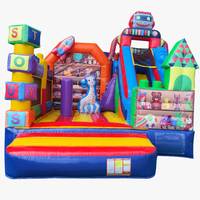Château gonflable personnalisé pour enfants, avec zone de jeux extérieure, château gonflable combiné