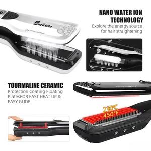 Plancha de vapor para el cabello, plancha eléctrica multifuncional, rizador de pelo, plancha de vapor con spray, calidad de salón - Product Image 3