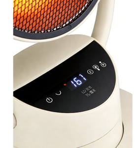 Calore di cui puoi fidarti: Riscaldatore da 800W con elemento riscaldante in ceramica, struttura in metallo resistente, telecomando, compatibilità con prese EU/UK/US - Product Image 3