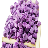 Paarse zoete aardappel gevriesdroogd 0 suikerblokjes voor ingrediënt/bakkerij/snack FD fruit op maat gemaakt maaltijdvervanger