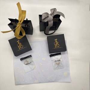 Custom LOGO Cardboard Paper Jewelry <b>Boxes</b> Necklace Packaging Box Jewelry Magnetic Box with Foam - Product Image 6