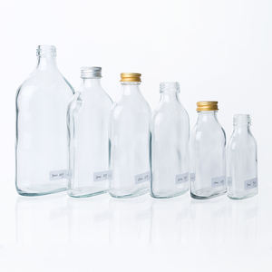 ขวดแก้วใสแอลกอฮอล์จินขวดแก้วใสก้นหนา375มล. 500มล. - Product Image 3