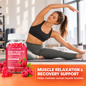 Hydrate, reconstitue les électrolytes, favorise la relaxation musculaire, réduit les crampes aux jambes, soutient les nerfs, favorise le sommeil, gommes électrolytiques - Product Image 3