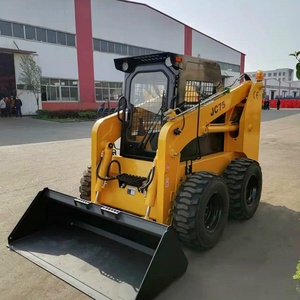 Mini-chargeuse compacte sur pneus à roue avant, modèle Qw850, avec pompe intégrée, pour usage en construction/agriculture - Product Image 2