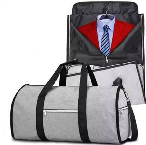 Vêtement de voyage Oxford portable de grande capacité Sac polochon léger à la mode Rangement pliant Costume de fitness Organisateur de chaussures - Product Image 1