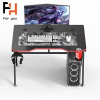 Tables de bureau de jeu lumières modernes tables de jeu professionnelles rgb