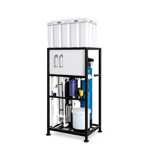 Machine d'osmose inverse ALEF TECHNOLOGIES Skid, 250 L/H, installation RO industrielle avec réservoir sous pression et pompe 3 kW 220V - Product Image 1