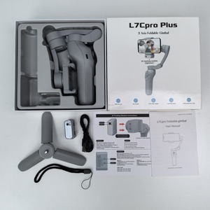 2025 miglior stabilizzatore gibmico Mobile pieghevole L7Cpro portatile Anti Shake Selfie treppiede con tracciamento del viso per Video Live Tiktok - Product Image 6