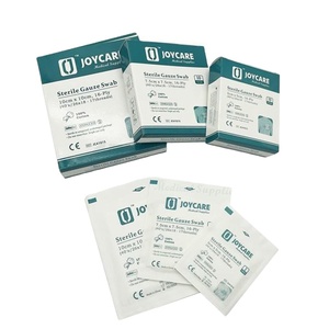 Meilleure vente de tampons de gaze stériles 40's 32's 21's pour le soin des plaies écouvillons médicaux à prix compétitif - Product Image 1