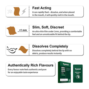 Tiras Orales Disolubles de Vitaminas para Adultos OEM/ODM, Apoyo para la Salud Ósea y Dental, Acción Rápida, Empaque Personalizado - Product Image 4