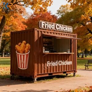 Bar Mobile con Illuminazione LED, Refrigeratore per Bevande, Contenitore Portatile per Caffetteria con Macchina per Espresso, Mobiletto e Portabicchieri - Product Image 4