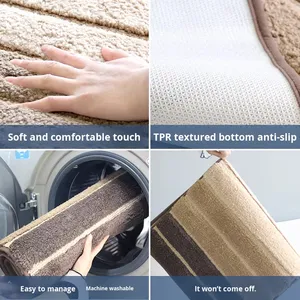 <span class=keywords><strong>Tapis</strong></span> <span class=keywords><strong>de</strong></span> salle <span class=keywords><strong>de</strong></span> bain minimaliste transfrontalier floqué unisexe multi-usage, <span class=keywords><strong>tapis</strong></span> <span class=keywords><strong>de</strong></span> chevet, <span class=keywords><strong>tapis</strong></span> <span class=keywords><strong>de</strong></span> dressing, paillasson d'entrée - Product Image 4