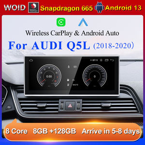 STWEI Snapdragon665 10.25 pouces CarPlay sans fil Auto Stéréo multimédia pour AUDI 18-21 Q5 B9 Unité principale Radio Lecteurs - Product Image 2