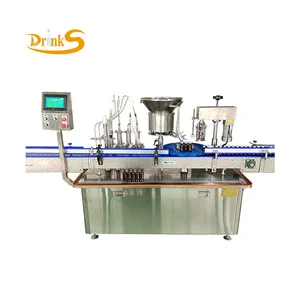 2000BPH 4 Nozzle Automatic Small Bottle Oral Liquid Filling Machine