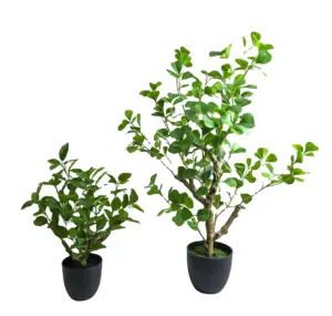Grosir bonsai buatan pot pohon buatan dekorasi dalam dan luar ruangan