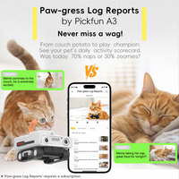 PICKFUN-Jouet de sport interactif mobile, robot pour animaux de compagnie contrôlé à distance par application automatique, jouet pour chiens et chats, unique au monde
