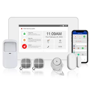 Nouvelle édition 2026 GS-G1 Système d'alarme de sécurité domestique GSM WIFI avec sirène PIR, fonction d'alerte SMS et d'alarme téléphonique - Product Image 1