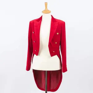 Red Men's Velvet Blazer Smoking Jacket Mens Coat Pant Designs Wedding Suit Smoking Jacket