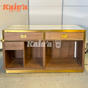 Vitrine d'affichage de bijoux de luxe en verre trempé haut de gamme présentoir de magasin meuble de comptoir - Product Image 4