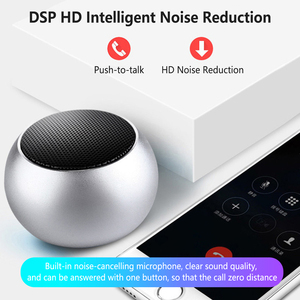 Hot bán đầy màu sắc Mini M3 loa không dây di động nhỏ âm nhạc Loa thép Gun kim loại vòng mini Loa hỗ trợ TF thẻ - Product Image 6