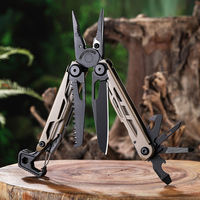 HY90S 19-en-1 EDC Multitool Varier Couleur Durable Multi Fonctionnel Polyvalent Extérieur Pince Outil avec Couteau Sifflet Ouvre-Bouteille