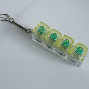 Porte-clés lumineux haute transparence, jouet anti-stress en plastique PC, jouets sensoriels à 4 et 9 touches pour soulager l'anxiété - Product Image 5