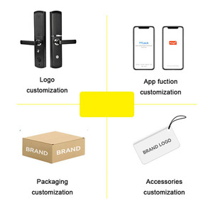 Rumah Keamanan Cerdas Kunci Listrik Pintu Elektronik Rumah Smartlock Deadbolt Dool Candado Inteligente <span class=keywords><strong>Digital</strong></span> untuk Tuya Wifi Rumah - Product Image 6