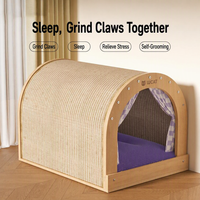 Griffoir pour chat extra-large, universel quatre saisons, durable, écologique, antidérapant et anti-poussière, avec lit de jeu intégré, vente en gros