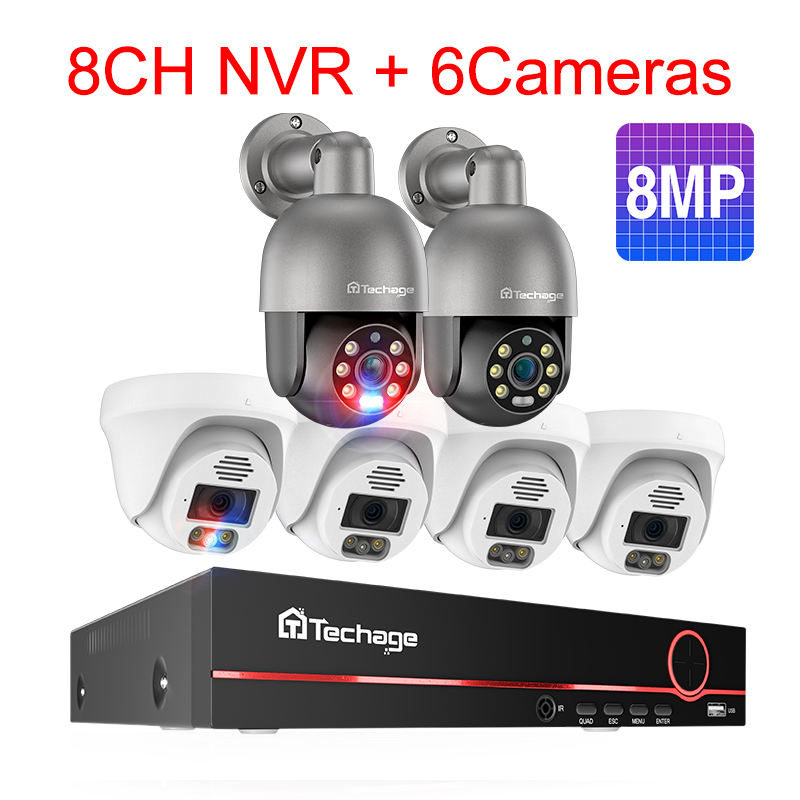 Système de caméra 8CH 8MP 6PCS-A
