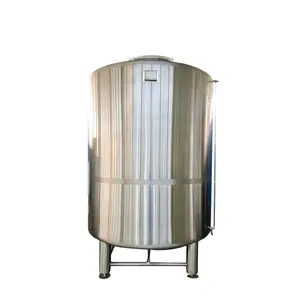 200L Glycol bể nước thép không gỉ không lúm đồng tiền tấm áo khoác cách nhiệt kiểm soát nhiệt độ làm mát wort chất lượng tốt