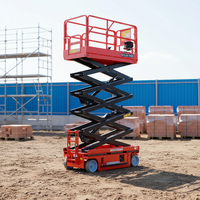 Plateforme de travail aérienne mobile à ciseaux hydraulique électrique 6m 8m 10m 12m, tables élévatrices 320KG à vendre