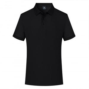 <b>Polo</b> Shirt Quick Dry Short Sleeve Solid Color Polyester Men's Daily Wear - Product Image 1