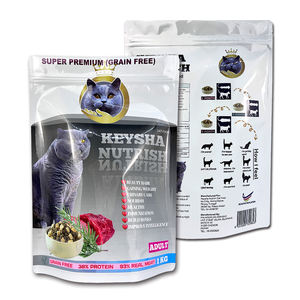 Sacs à fermeture éclair de qualité alimentaire, sacs en plastique de nourriture de chat imperméables à l'humidité personnalisés avec impression numérique - Product Image 1