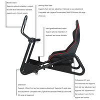 Support de volant de course et siège pliant personnalisé pour manette de jeu, idéal pour les parcs d'attractions