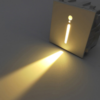 Lampe murale intérieure à capteur LED moderne pour la maison et l'hôtel, éclairage encastré pour escaliers en aluminium