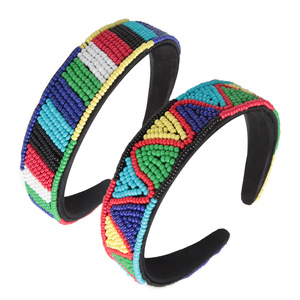 Diadema con Cuentas Hua Liyu, Accesorio para el Cabello Hecho a Mano, Colorido, para Mujer, Estilo HH0281 - Product Image 5