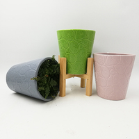 Petits pots de fleurs décoratifs en céramique de haute qualité, tasse d'orchidée, pot de jardinière succulente, promotion