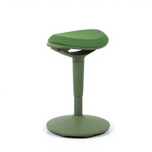 Tabouret de bar moderne en plastique Henglin Moore, chaise de bureau ergonomique à hauteur réglable, confortable pour une utilisation prolongée, pivotante, pour atelier - Product Image 3